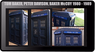 TOM BAKER, PETER DAVISON, BAKER McCOY 1980 - 1989